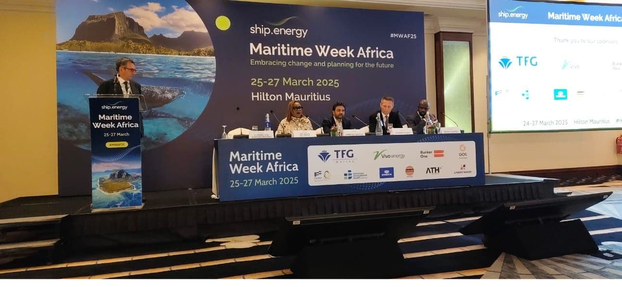 Panel session at Maritime Week Africa, Mauritius